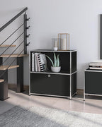 32.5-Inch Flip-Top Side Table & Buffet Cabinet - Image 8