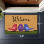 Barnyard Designs Natural Coco Coir Non-Slip Doormat | Heavy-Duty Welcome Mat - Image 3