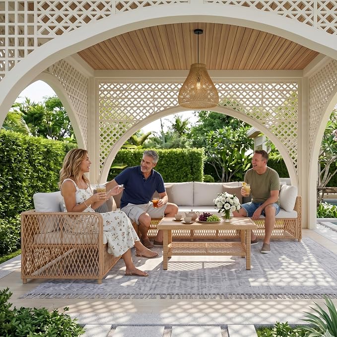 ABCASA Outdoor Patio Sectional Furniture Set - Image 9