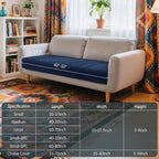 Hokway Couch Cushion Covers Stretch Cushion Covers Sofa Seat Cushion Slipcover - Image 3