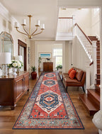 SERISSA 3x8 Washable Non Slip Boho Runner Rug by SERISSAHomeDecorCollection