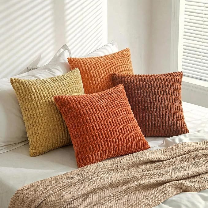 Fancy Homi 4 Packs Decorative Throw Pillow Covers - Image 7