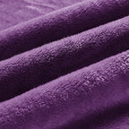 BEDELITE Fleece Blanket Soft Plush Twin Size Blanket Purple 60"x80" | Ultra - Image 3