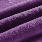 BEDELITE Fleece Blanket Soft Plush King Size Bed Blanket Purple 108"x90" | - Image 4
