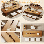 Solid Wood Low Coffee Tea Table - Image 5