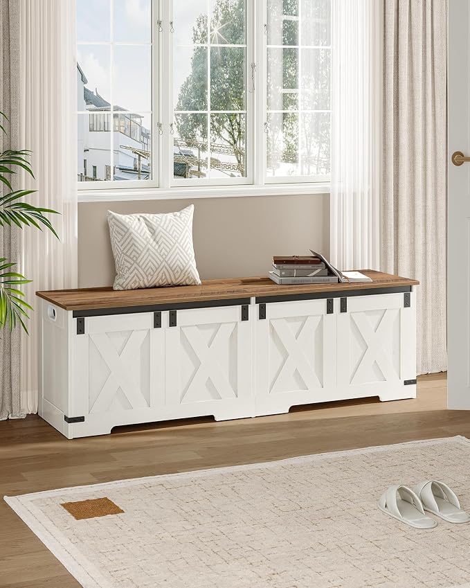 Hzuaneri 59" Storage Chest, Large Storage Trunk - Image 8