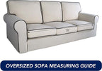 PureFit Stretch Oversized Couch Covers Fleece Sofa Slipcovers Brown | 1-Piece - Image 6