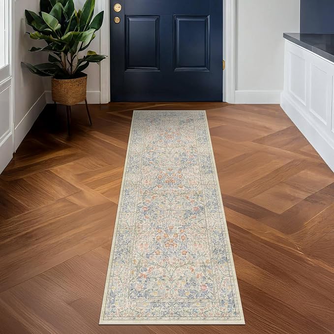 Washable Bathroom Runner Rug 2x5, Non Slip Runner - Image 6