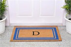 Calloway Mills 152971830D Blue Border 18" x 30" Monogram Doormat - Image 4