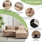 Oprisen 86" Modular Sectional Sofa, Comfy Cloud Couch Sectional Sofa - Image 6