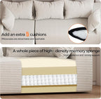 108"Modern Sectional Sofa, Modular Convertible L-Shape Sofas, Upholstered - Image 5
