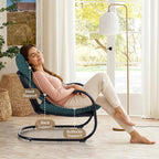 Peace nest Modern Accent Chair, Soft Upholstered Armchair - Image 5