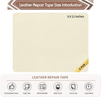 KING MOUNTAIN Leather Repair Patch, 2 Packs 9 x 11 Inches self Adhesive Leather - Image 4