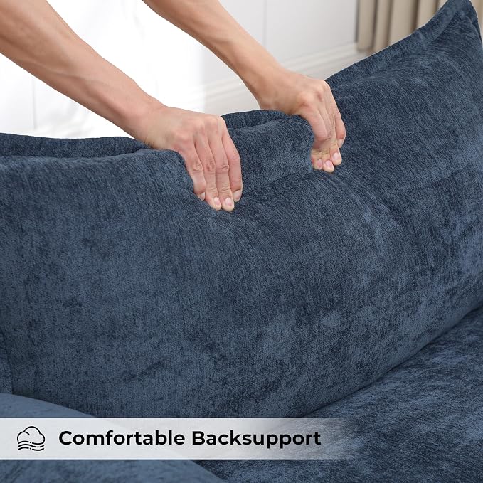 Modern Oversized Accent Chair, Chenille Cloud Sofa Chair - Image 7