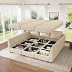 HONBAY Modular Sectional Sleeper Sofa - Image 4