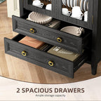 Vlsrka 71" Arched Display Cabinet - Image 7