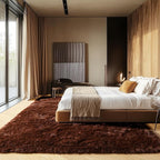 Brown 8x10 Area Rugs for Living Room, Large Fluffy Shag Bedroom Rug, Soft Plush - Image 4