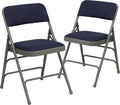 Flash Furniture 2 Pack HERCULES Series Curved Triple Braced & Double Hinged by FlashFurniture
