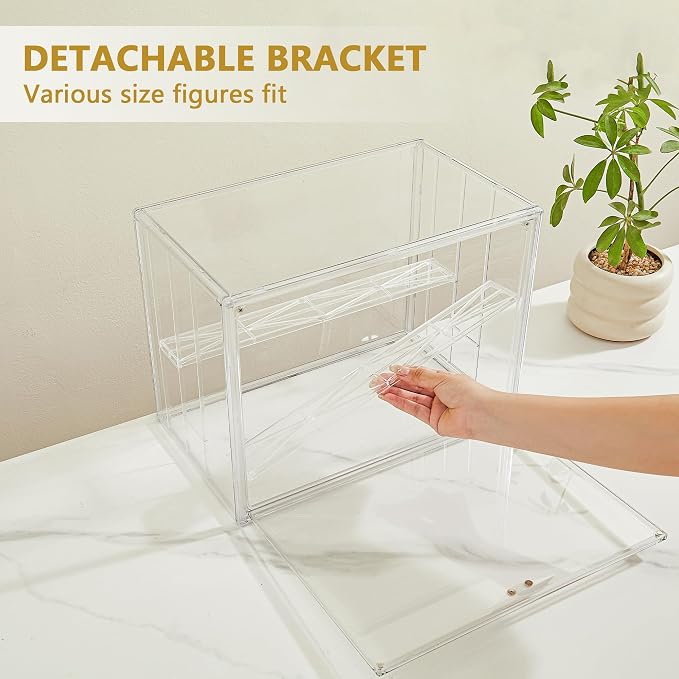 LXLXXL Acrylic Display Case for Collectibles 3 Layer Adjustable Figure Display - Image 6