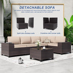 10 Pieces Patio Furniture Set - Image 9