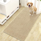 OLANLY Dog Door Mat for Muddy Paws 47x24, Super Absorbent Chenille Mud Mat | by OLANLY