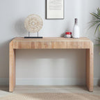 51.8" Wood Console Table for Entryway, Modern Sofa Table Behind Couch - Image 3