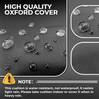 Outdoor Chaise Lounge Chair Cushion Waterproof 74.4 x 22 x 4.7 Inches Memory - Image 7