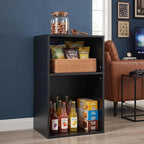 YAHARBO 2 Cube Bookshelf, Horizontal Book Shelf, Small Cubby Bookcase - Image 2