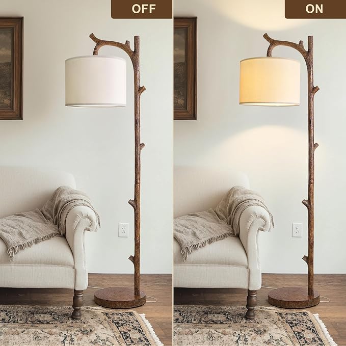 OYEARS Retro Farmhouse Floor Lamp - Image 2