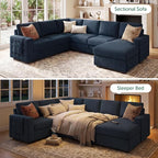 HONBAY Sleeper Sectional Couch - Image 3