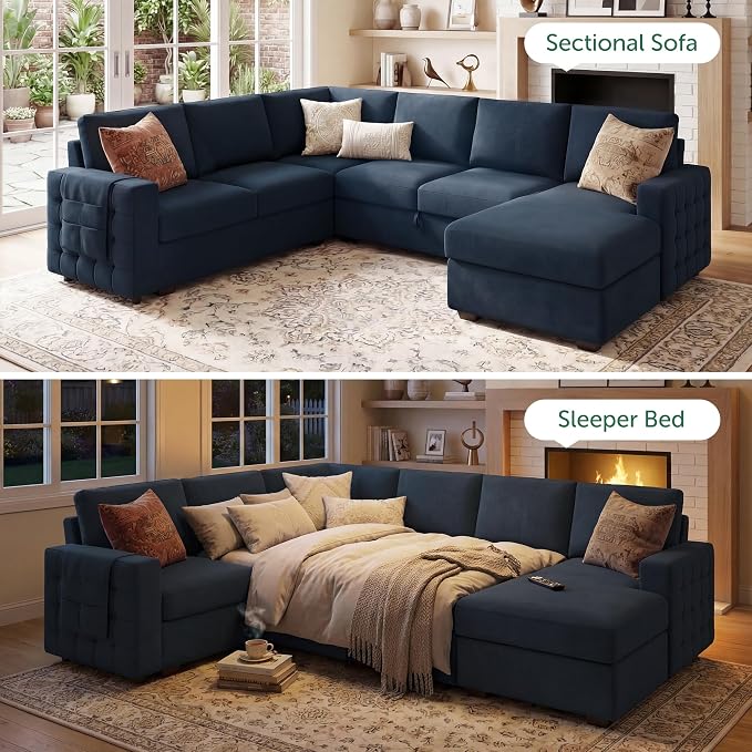 HONBAY Sleeper Sectional Couch - Image 3