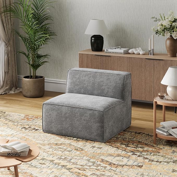 Novilla Modular Sectional Sofa, No Assembly Cloud Sectional Couch by Novilla