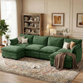 U Shaped Modular Sectional Sofa, Cloud Couch by Unknown