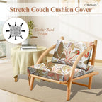 CALBODE 12Pcs High Elastic Digitally Printed Sofa Seat Cushion Cover, Soft & - Image 3