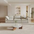 Cloud Modular Sectional Sofa Couch, 120.45" Convertible Couches 3 Seater Sofa by SofaFurniture
