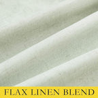 NICETOWN Sage Green Living Room Completely Shaded Linen Textured Draperies - Image 8