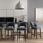 VKNOW Bar Stools Set of 4, Modern Counter Stools - Image 3