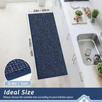 BEQHAUSE Kitchen Runner Rugs 24"x60", Kitchen Mats - Image 2
