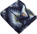 Wrangler - Reversible Throw Blanket, 50 x 60, Printed Sherpa Fleece Blanket by Wrangler%C2%AE