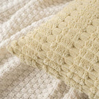 MIULEE Lumbar Corduroy Decorative Throw Pillow Covers 12x20 Beige Pack of 2 | - Image 5