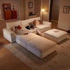 Modular Cloud Sofa, 110.2" Cloud Sectional Couches - Image 8