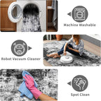 4x12 Runner Rug for Wide Hallway: Long Washable Runners for Entryway Living - Image 3