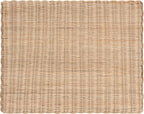 Bali & pari Farica Modern Bohemian Natural Rattan and Mahogany Accent Bench - Image 7