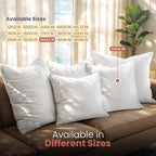 Utopia Bedding 24x24 Pillow Inserts, 2 Pack | Indoor cushion inserts - Image 6