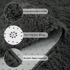 Chicrug Soft Area Rugs for Bedroom Living Room Plush Fluffy Rug 5x8 | Shag - Image 6