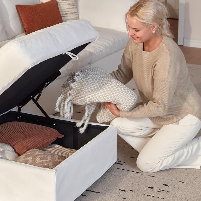 Modular Cloud Sofa, 110.2" Cloud Sectional Couches - Image 6