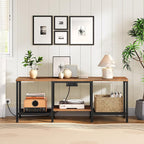 HOOBRO TV Stand with Charging Station to 55 Inches, LED Entertainment Center - Image 4