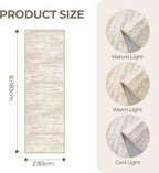 2x6 Runner Rug Non Slip, Washable Hallway Runner Rug, Nursery Room, Soft Runner - Image 2