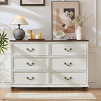 Joaxswe Farmhouse 6 Drawers Dresser - Image 8
