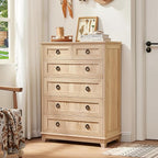 Joaxswe Farmhouse 6 Drawer Dresser - Image 9